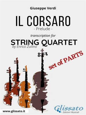 cover image of Il Corsaro (prelude) String Quartet--Set of Parts